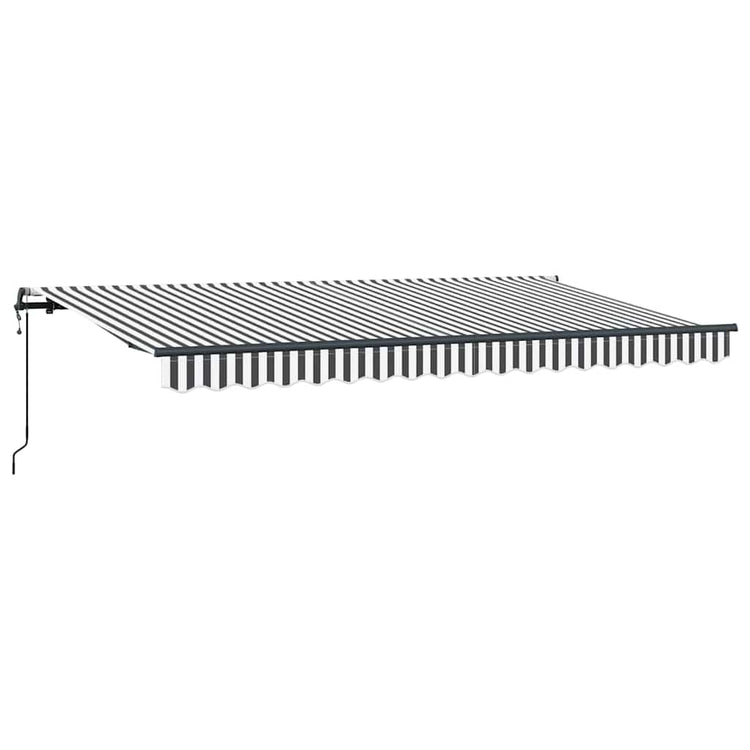 Vidaxl inklapbaar zonnescherm antraciet 400 x 200 cm stof