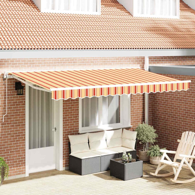 Vidaxl zijde frame meerkleurig 400 x 200 cm polyester met pu-coating