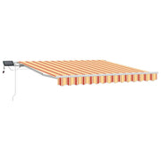 Vidaxl inklapbaar zonnescherm geel en oranje 300 x 250 cm - afbeelding 2