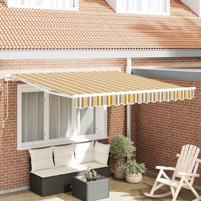 Vidaxl uitschuifbare luifel meerkleurig 300 x 250 x 165 cm