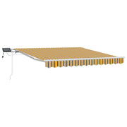 Vidaxl uitschuifbare luifel meerkleurig 300 x 250 cm stof en aluminium - afbeelding 2