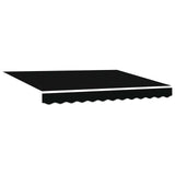 Vidaxl uitschuifbare luifel zwart 300 x 250 cm polyester en aluminium - afbeelding 2