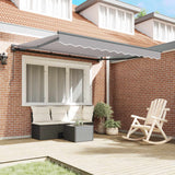 Vidaxl zijde frame lichtgrijs 300 x 250 cm polyester met pu-coating - afbeelding 3