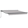 Vidaxl inklapbaar zonnescherm lichtgrijs 300 x 250 cm