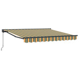 Vidaxl zijde frame groen en geel 300 x 250 cm polyester met pu-coating - afbeelding 2