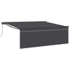 Vidaxl inklapbaar zonnescherm geel en wit 350 x 250 cm