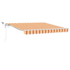 Vidaxl inklapbaar zonnescherm geel en oranje 350 x 250 cm