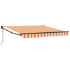 Vidaxl markies geel en oranje 350 x 250 x 165 cm polyester