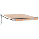 Vidaxl uitschuifbare luifel meerkleurig 350 x 250 cm - afbeelding 2