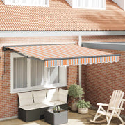 Vidaxl zijde frame blauw en oranje 350 x 250 cm - afbeelding 1