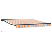 Vidaxl zijde frame blauw en oranje 350 x 250 cm - afbeelding 2