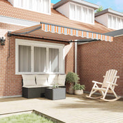 Vidaxl zijde frame blauw en oranje 350 x 250 cm - afbeelding 3