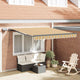 Vidaxl uitschuifbare luifel meerkleurig 350 x 250 cm stof en aluminium