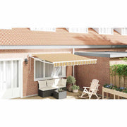 Vidaxl uitschuifbare luifel meerkleurig 350 x 250 cm - afbeelding 1