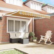 Vidaxl uitschuifbare luifel meerkleurig 350 x 250 cm - afbeelding 3