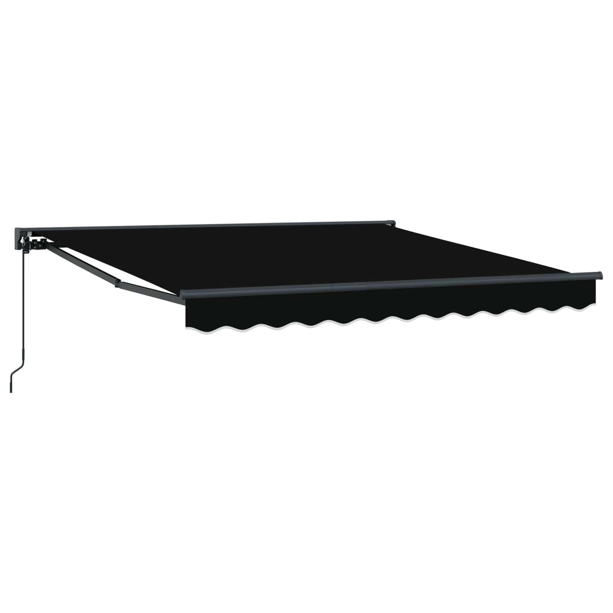 Vidaxl zijde frame zwart 350 x 250 cm polyester met pu-coating