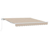 Vidaxl inklapbaar zonnescherm beige 350 x 250 cm