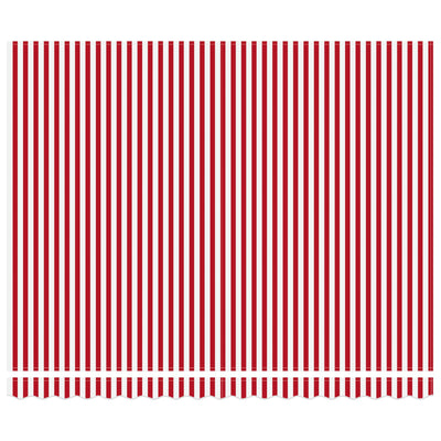 Vidaxl inklapbaar zonnescherm rood en wit 400 × 300 cm