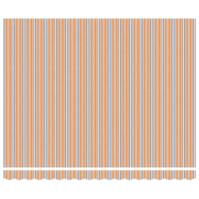 Vidaxl inklapbaar zonnescherm blauw en oranje 400 × 300 cm