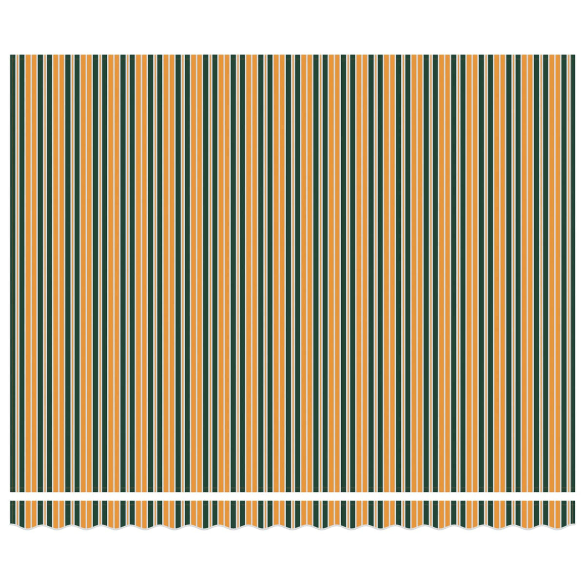 Vidaxl inklapbaar zonnescherm multikleur 400 × 300 cm