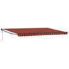 Vidaxl markies oranje en bruin 500 x 300 x 165 cm polyester en metaal