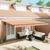 Vidaxl markies crème 500 x 300 x 165 cm polyester en metaal