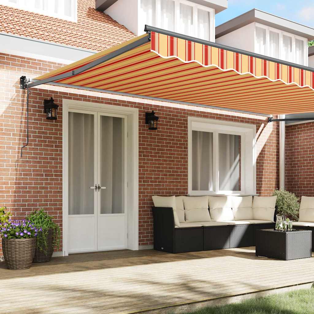 Vidaxl markies crème 500 x 300 x 165 cm polyester en metaal