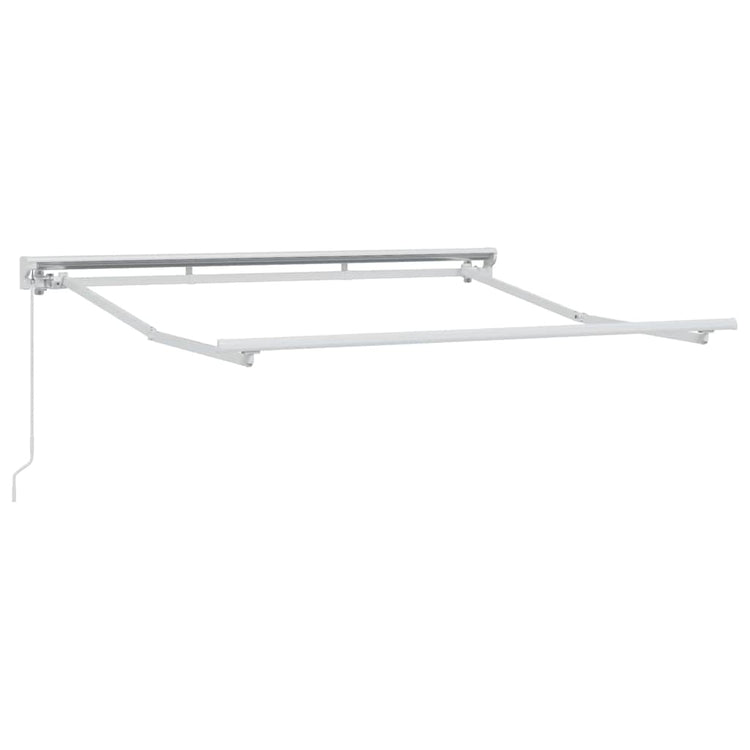 Vidaxl zijde frame verstelbaar wit 2,5 x 2 m staal