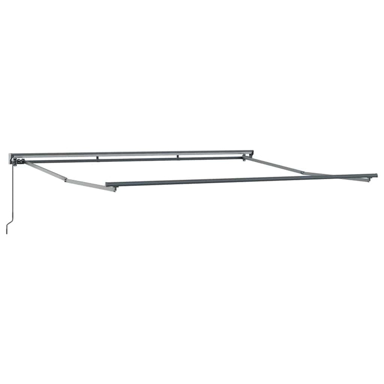 Vidaxl zijde frame antraciet 4 × 3 m poedercoating staal