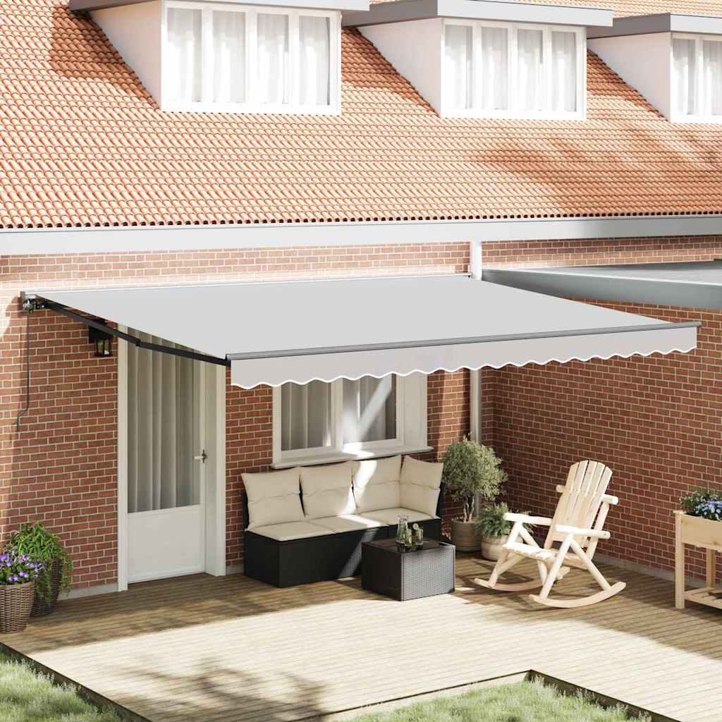 Vidaxl zijde frame verstelbaar antraciet 4,5 × 3 m staal