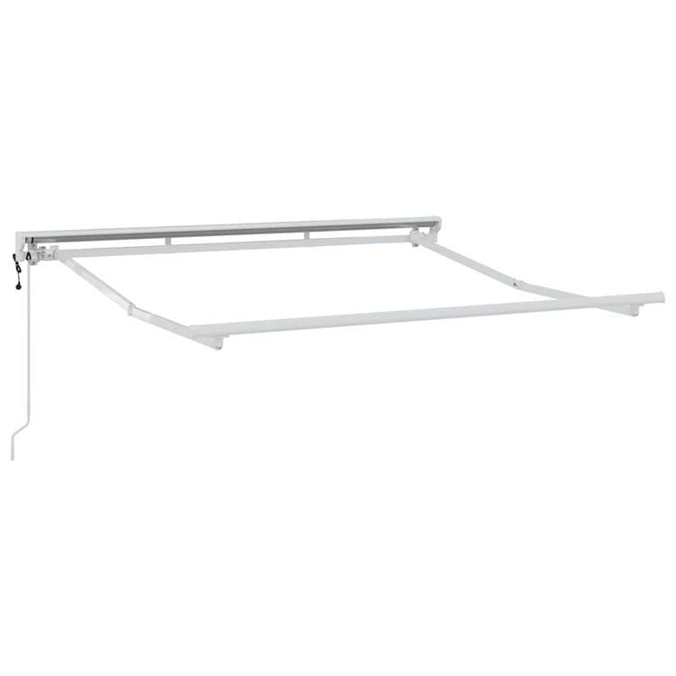 Vidaxl zijde frame verstelbaar wit 2,5 x 2 m staal