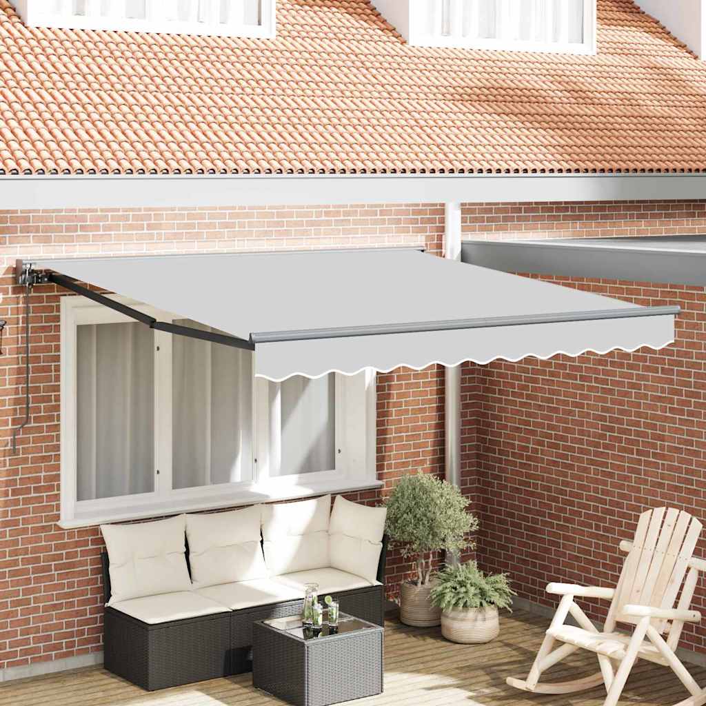 Vidaxl zijde frame verstelbaar antraciet 3,5 x 2,5 m staal