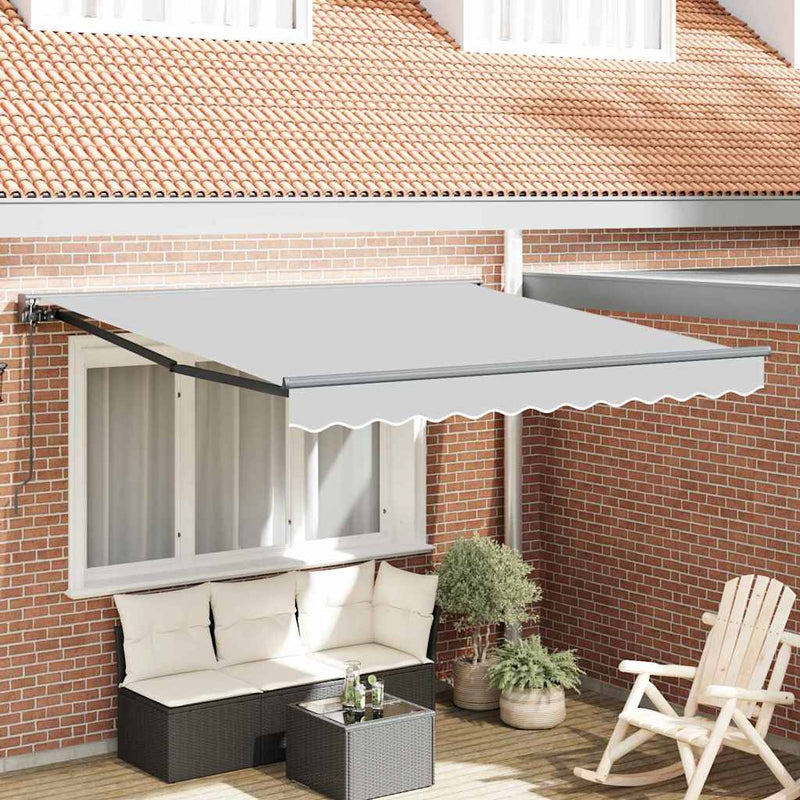 Vidaxl zijde frame antraciet 3,5 x 2,5 m poedercoating staal