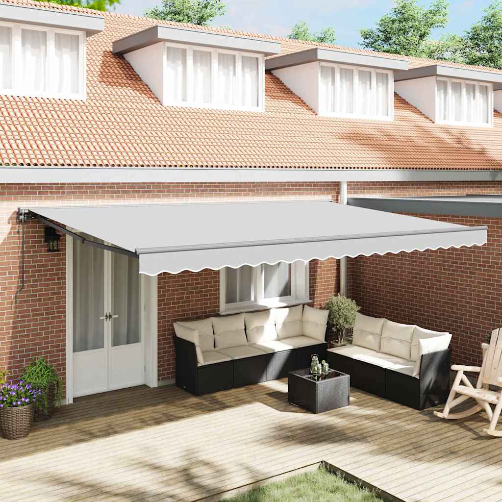 Vidaxl zijde frame verstelbaar antraciet 4 × 3 m staal