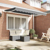 Vidaxl zijde frame wit 2,5 x 2 m metaal