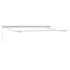 Vidaxl zijde frame wit 3,5 x 2 m metaal