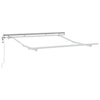 Vidaxl zijde frame wit 2,5 x 2 m metaal