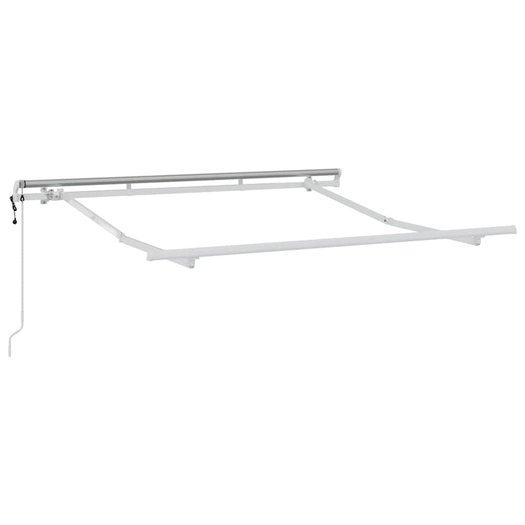 Vidaxl zijde frame wit 2,5 x 2 m metaal