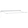 Vidaxl zijde frame wit 4 x 2 m metaal