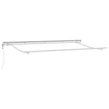 Vidaxl zijde frame wit 4 x 2 m metaal - afbeelding 2