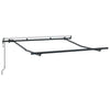 Vidaxl zijde frame antraciet 2,5 x 2 m metaal