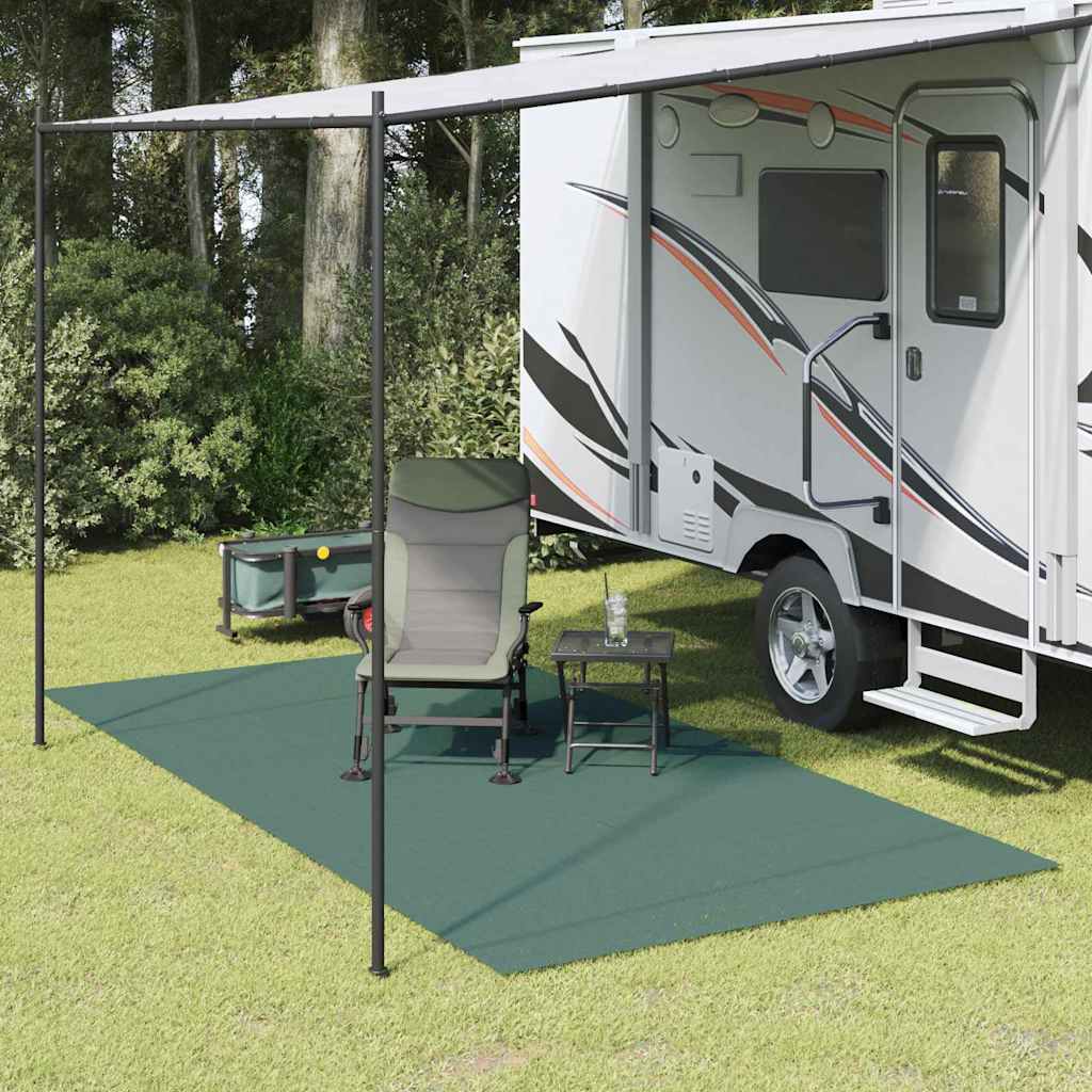 Vidaxl tenttapijt groen 500 × 350 cm polyester