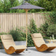 Vidaxl tuinparasol ø 180 x 230 cm bamboe rond donkergrijs