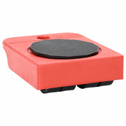 Vidaxl meubelrollers 8 stuks met lifters 9,8x7,5x3 cm 150 kg rood - afbeelding 2