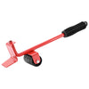 Vidaxl meubelrollers 8 stuks met lifters 9,8x7,5x3 cm 150 kg rood