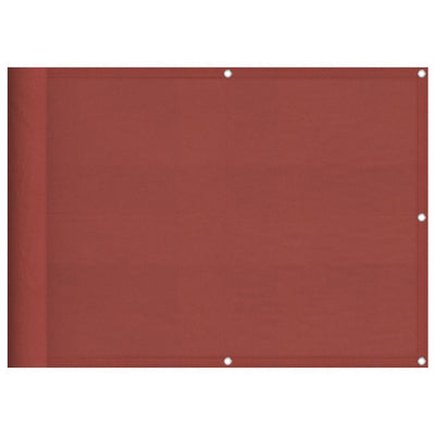 Vidaxl balkonscherm terracotta 75x800 cm 100% polyester oxford