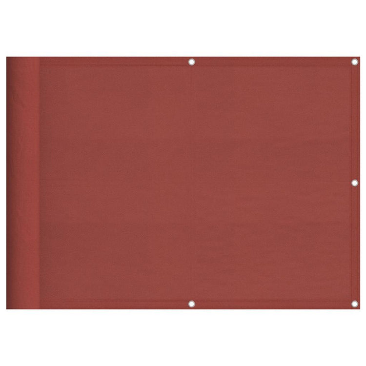 Vidaxl balkonscherm terracotta 75x800 cm 100% polyester oxford