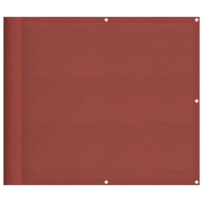 Vidaxl balkonscherm terracotta 90x800 cm 100% polyester oxford