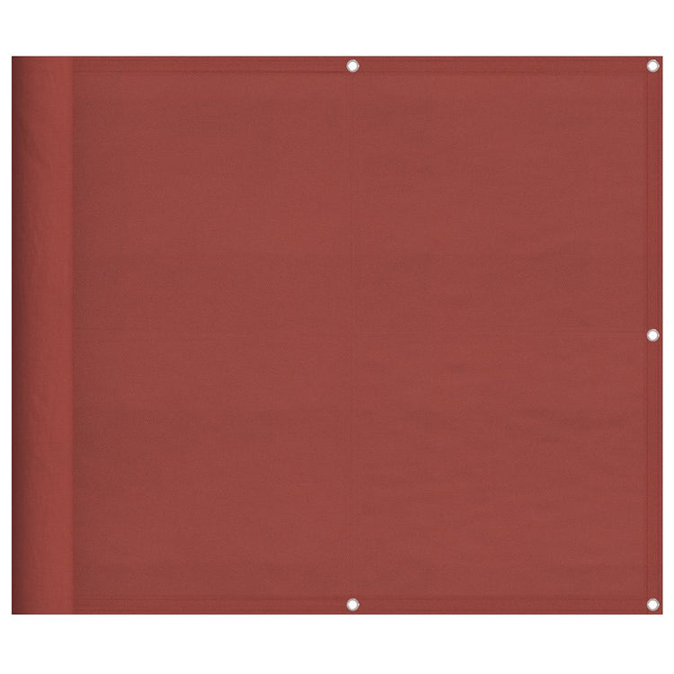 Vidaxl balkonscherm terracotta 90x1000 cm 100% polyester oxford
