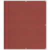Vidaxl balkonscherm terracotta 120x700 cm 100% polyester oxford